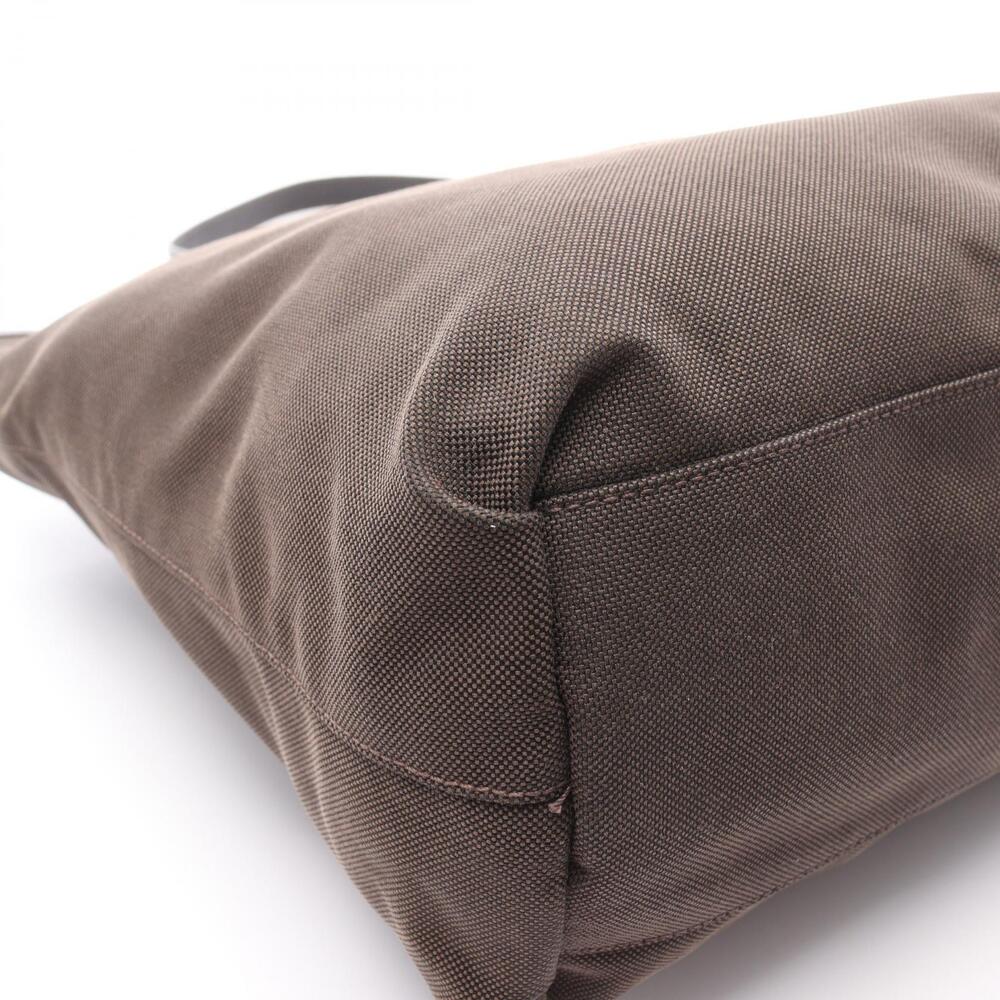 Bulk Prada Tote Bag Canvas Leather Brown View 5